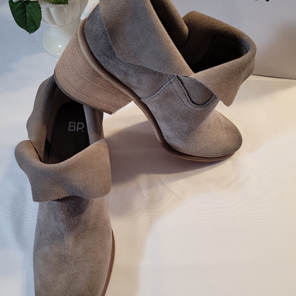 BP Foldover Ankle Booties - Grey Stone - Picture 7 of 9